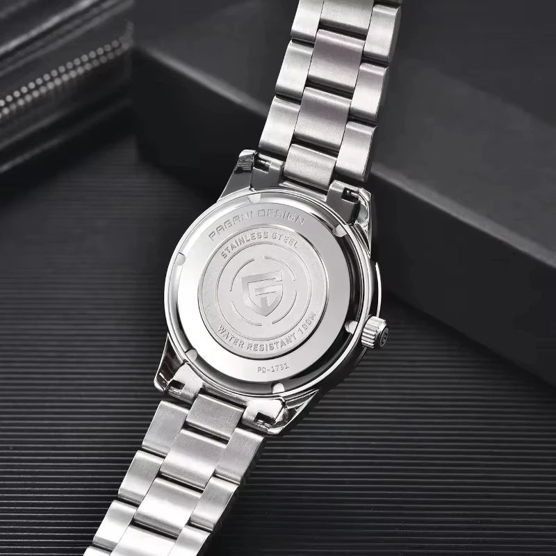 2025 PAGANI DESIGN 38MM Men's Quartz Watches PD1731 VH31 Mov Classic Fashion Stainless Steel Sport Waterproof Clock reloj hombre
