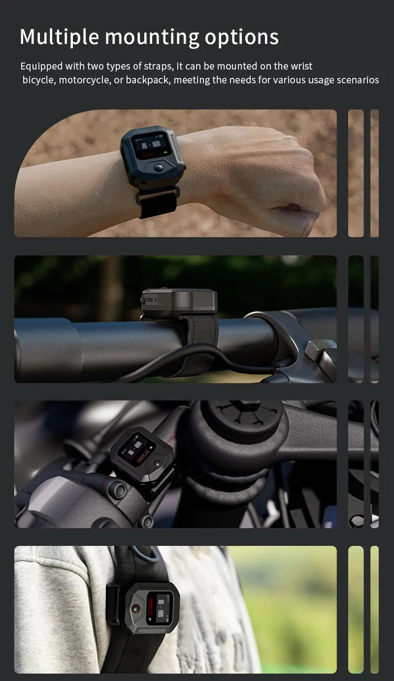 GPS Bluetooth Remote Controller For DJI Osmo Action 6 5 Pro 4 Sport Camera Accessories 25M Wireless Remote Control Wrist Watch