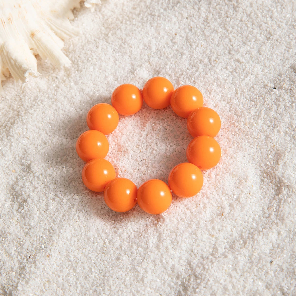 Docona Fashion Colorful Resin Big Beads Necklace Bracelet Set for Women Personality Originality Holiday Jewelry Accessories Gift