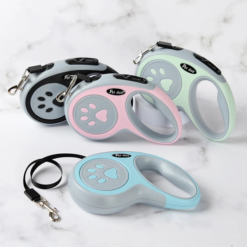 3m 5m Retractable Dog Leash For Small Big Dogs Cat Strong Nylon Extendable Pet Leash Adjustable Puppy Roulette Outdoor Supplies