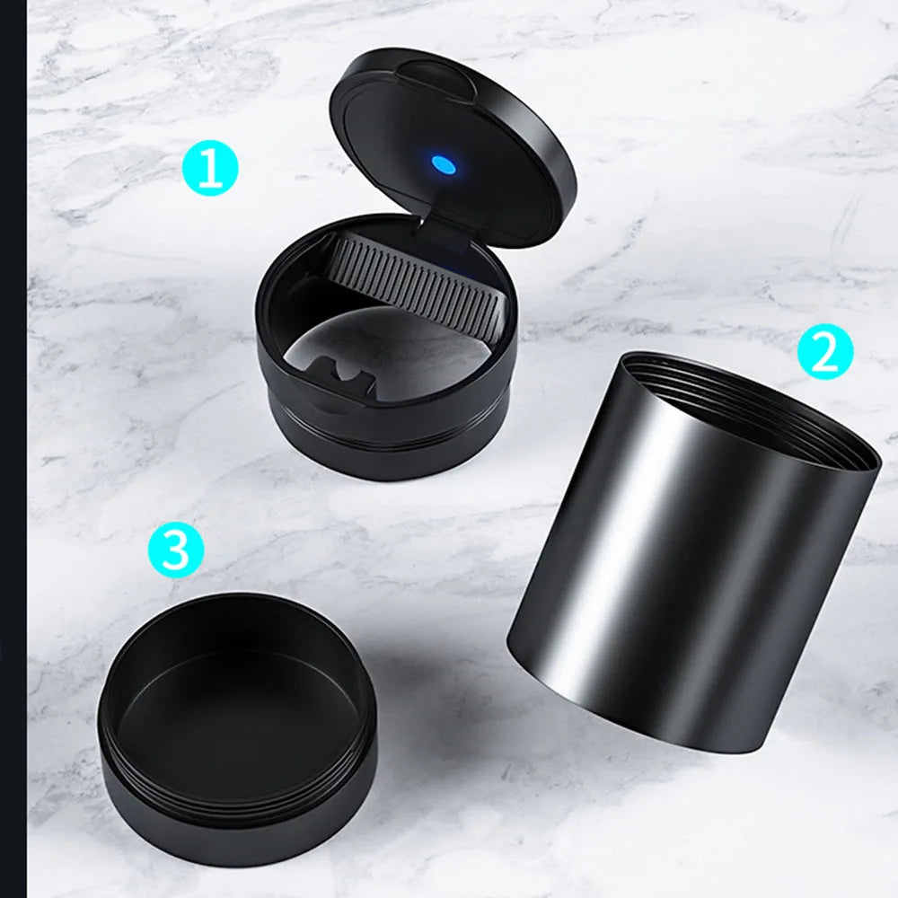 CHANCHAN Smoke Alloy Ashtray Living Room Trends Home Gifts Environmentally Friendly Car AshtrayCigarette Cover