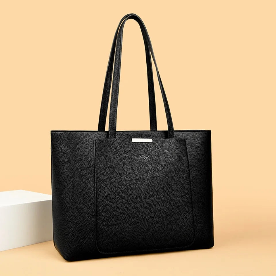 Large Capacity Women Shoulder Tote Bag Pu Leather Hand Bags for Women 2025 Designer Daily commuting Handbags HIgh Quality Sac