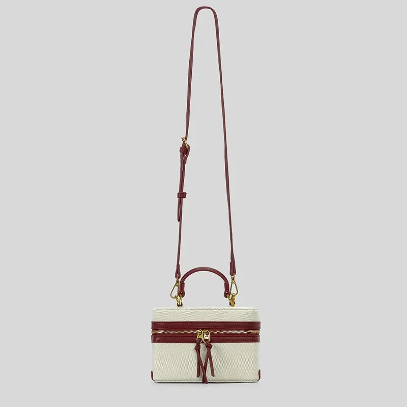 Fashion Box Women Handbags Designer Thick Canvas Shoulder Crossbody Bags Casual Spring and summer Small Purses 2025