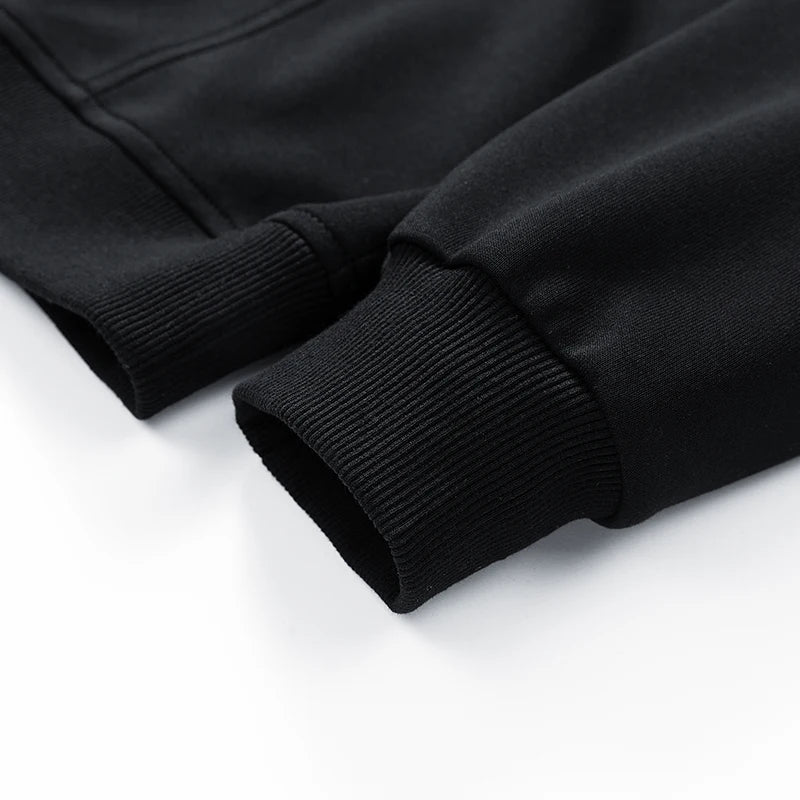 Plus Size Men 8XL Sweatshirts Set Pocket 6XL 7XL Oversized Jogging Streetwear Sport Street Male 2025 Long Sleeve Tops Pants Suit