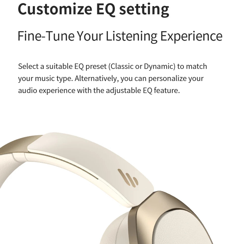 Edifier WH950NB Active Noise Cancelling Wireless Headphones Hi-Res Wireless Audio Dual Device Connection Bluetooth 5.3 Headset