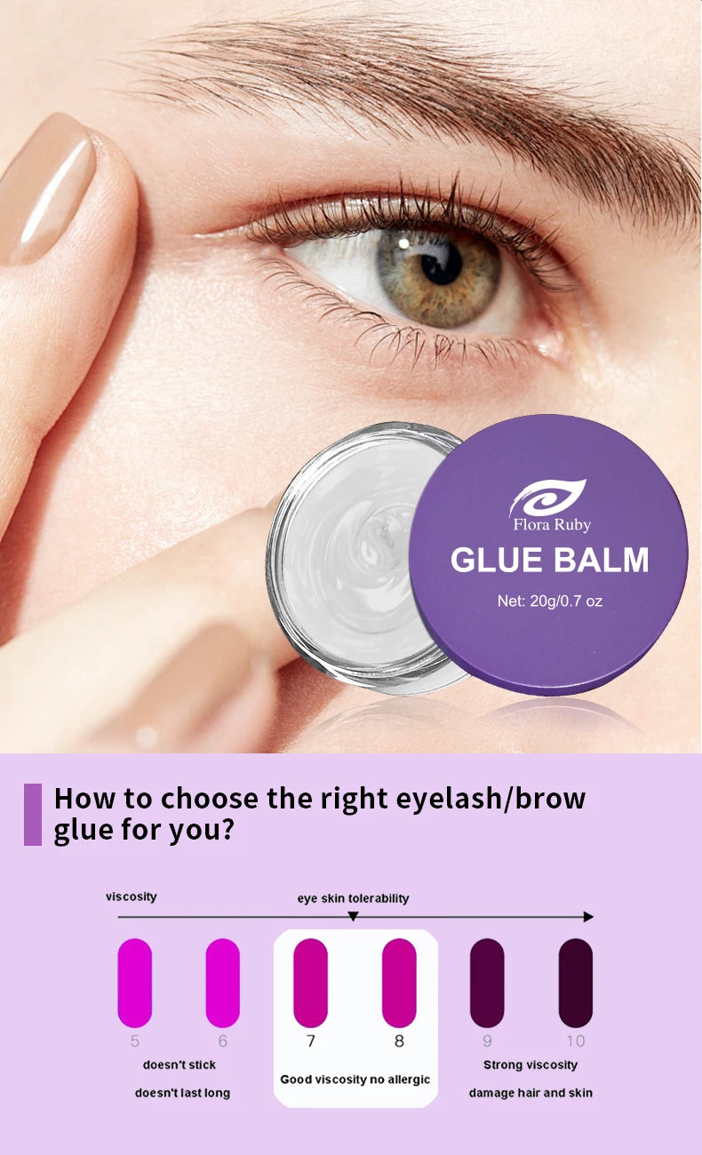 ICONSIGN Lash Glue Balm For Lash Lifting Fast Fixing Shape Eyelash Brow Lashes Lift Waterproof Wax Beauty Makeup Tools
