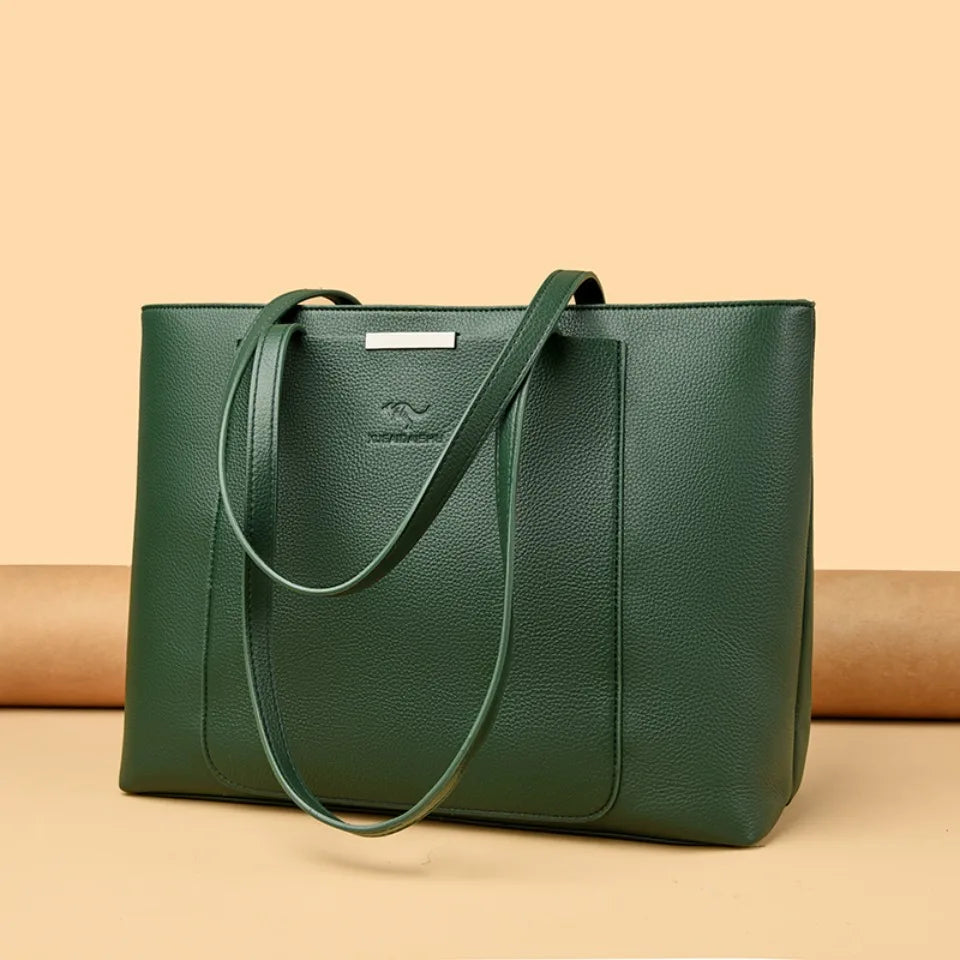 Large Capacity Women Shoulder Tote Bag Pu Leather Hand Bags for Women 2025 Designer Daily commuting Handbags HIgh Quality Sac