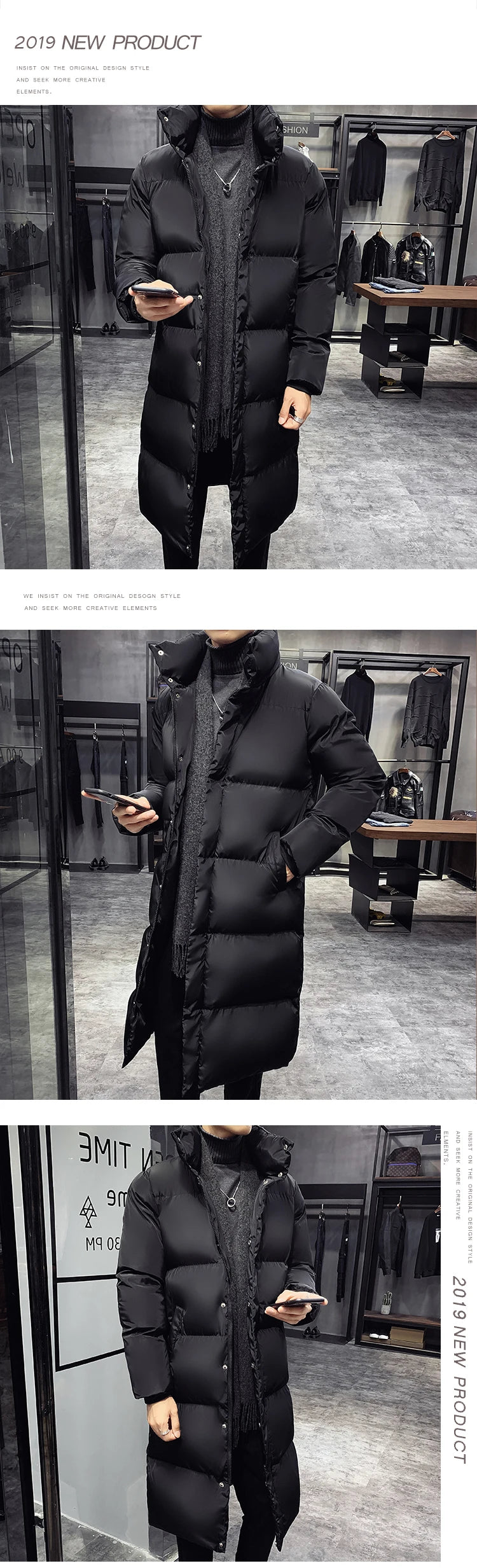 Plus Size 5XL Winter Casual Long Down Jacket 2022 New Men's High Quality Casual Fashion Parka Men's Thick Windbreaker Jacket