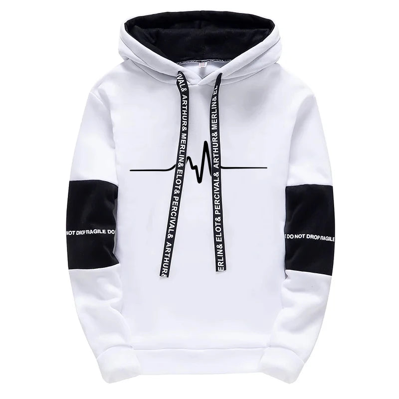 Hooded Casual Men's Tracksuit 2026 Spring Hot Sales Outdoor Daily Sports Single Sweatshirts And Sweatpants Comfort Print Quality