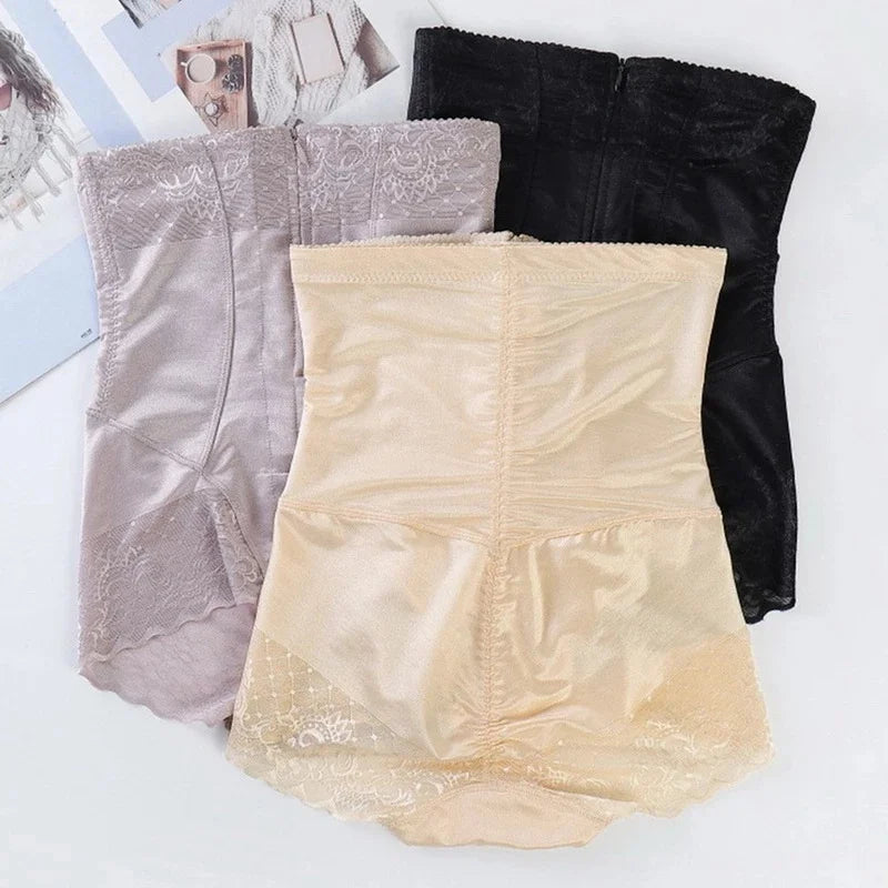 New Tummy Control Panties Women Zipper Body Shaper High Waist Shaper Pants Seamless Shapewear Postpartum Panties