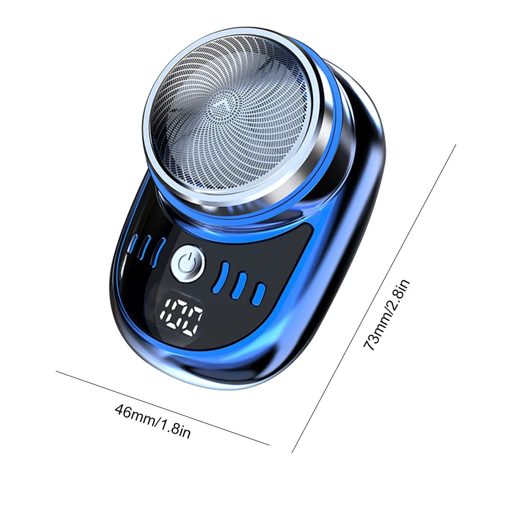 Mini Electric Travel Shaver For Men Pocket Size USB Charging Portable Painless Cordless Trimmer Knive Face Beard Razor