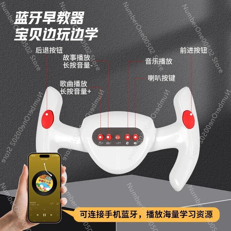 Children's electric kart electric four-wheeler foldable adults can sit in a portable children's car