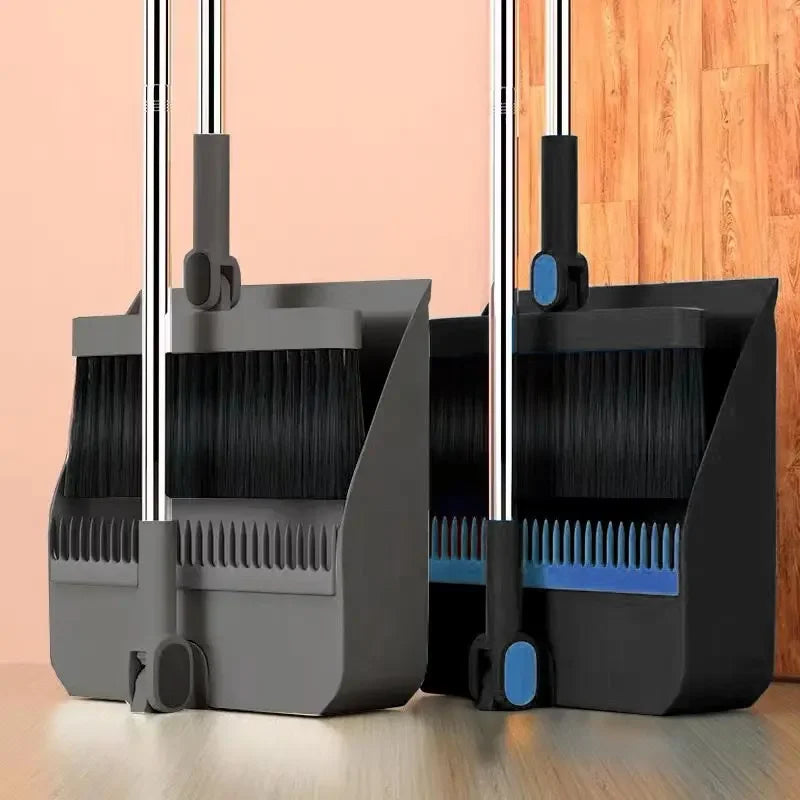 Broom Set Household  Broom Dustpan Set Brush Head Sweeping Folding Garbage Shovel Broom