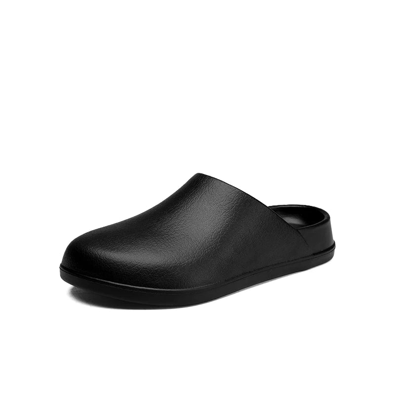 Men's Slippers Couples Garden Clog Women Water Proof Chef Casual Shoe Comfortable Outdoor Sandal for Pet Workers