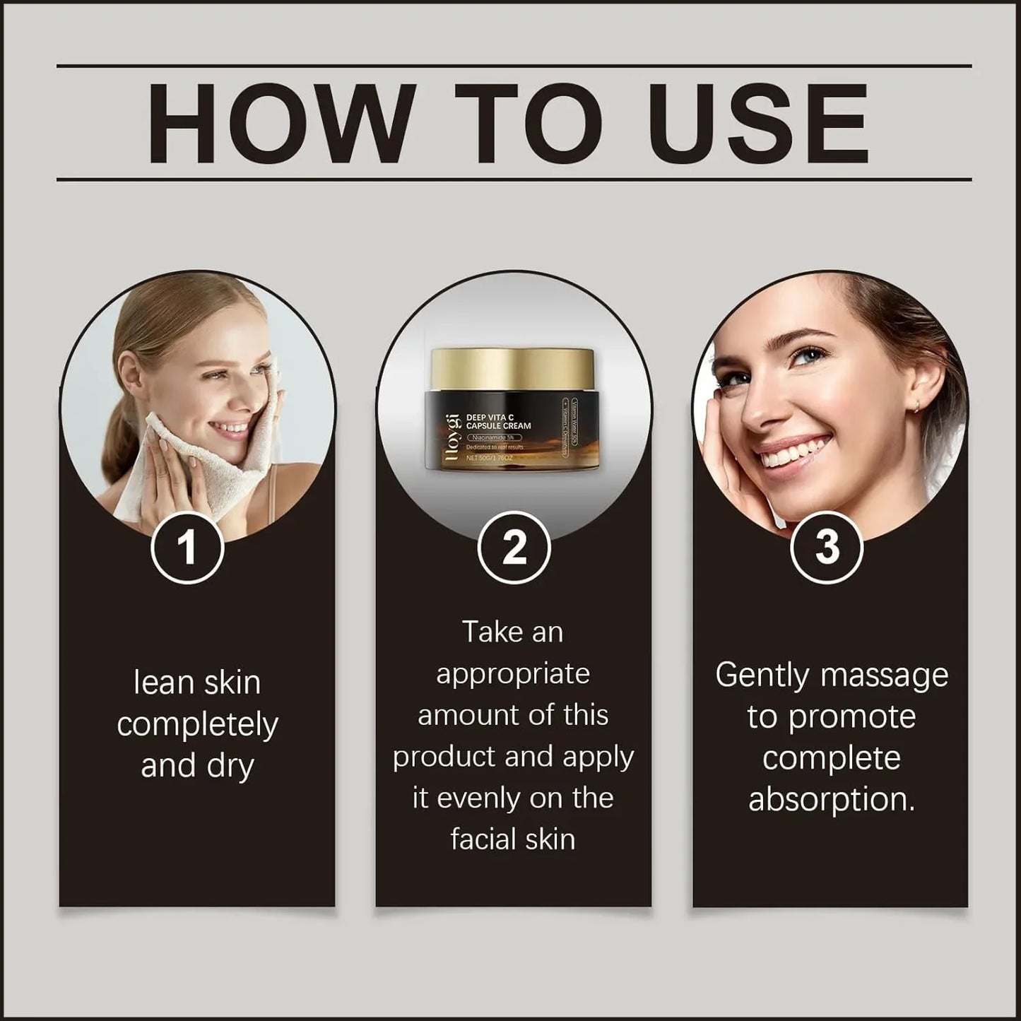 Deep Vitamin C Golden Capsule Face Moisturizer Liposome Capsules For Wrinkles Skin Radiance Glow Hydration Lightweight Skin Care