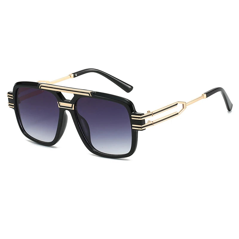 Square Sunglasses for Men Women Luxury Vintage Fashion Transparent Lens Sun Glasses Gafas De Sol Hombre Lunette Soleil Femme