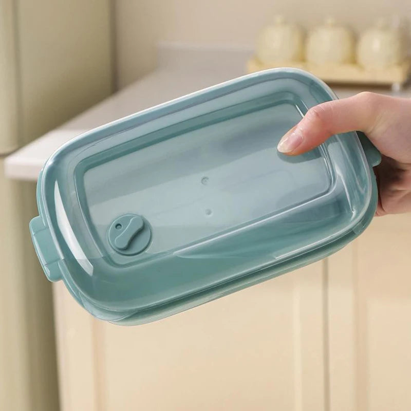 Food Storage Containers With Lid Fridge Meat Vegetable Fresh-Keeping Organizer Box For Kitchen Storage