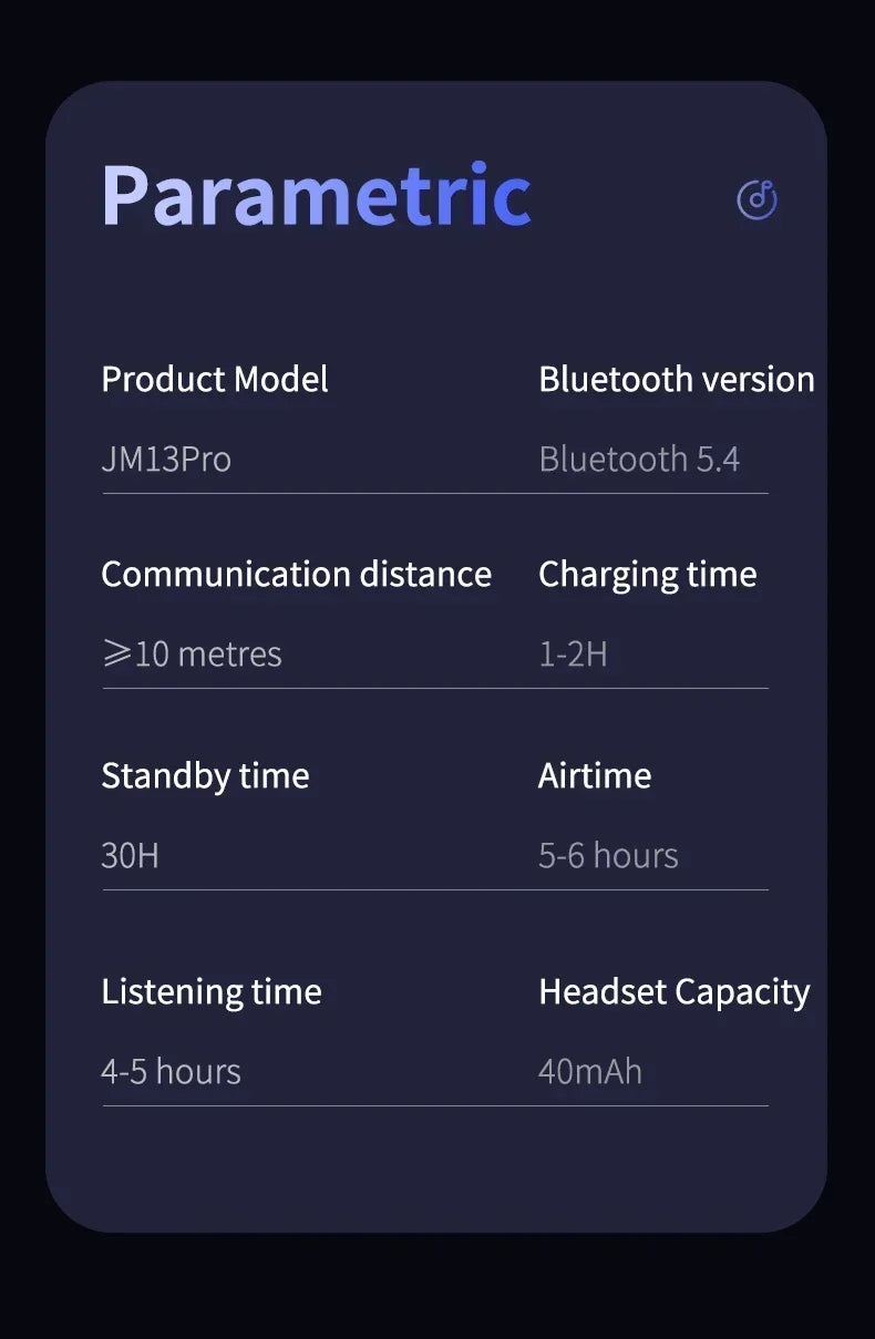 Wireless Headphones Comfortable Ear Hook Touch Control Earbuds with Mic Wireless Bluetooth Headset Phone Earphones Game