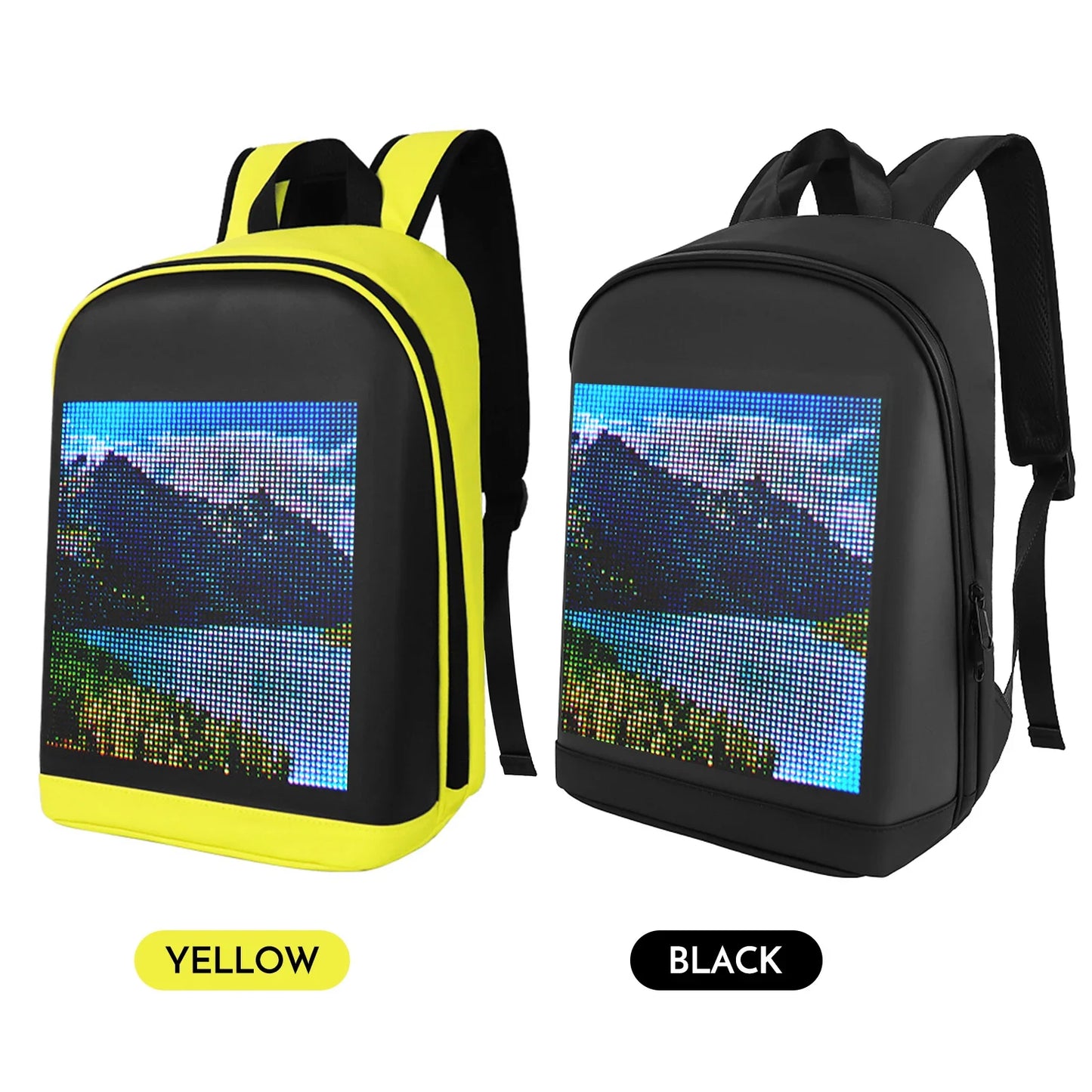 backpack advertising backpack LED Color Screen Customizable Backpack Travel Bag Pack School Bag for Men Women College Students