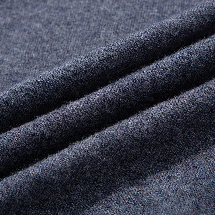 100% Australian Merino Wool Sweater, 360g Thickened Anti-Pilling, Polo Collar Gold Quality Pullover