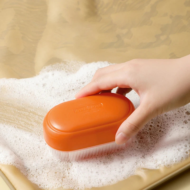 Clothes Scrubbing Brush Multifunctional Soft Fur Shoes Brush Household Minimalist Laundry Brush Cleaning Supplies