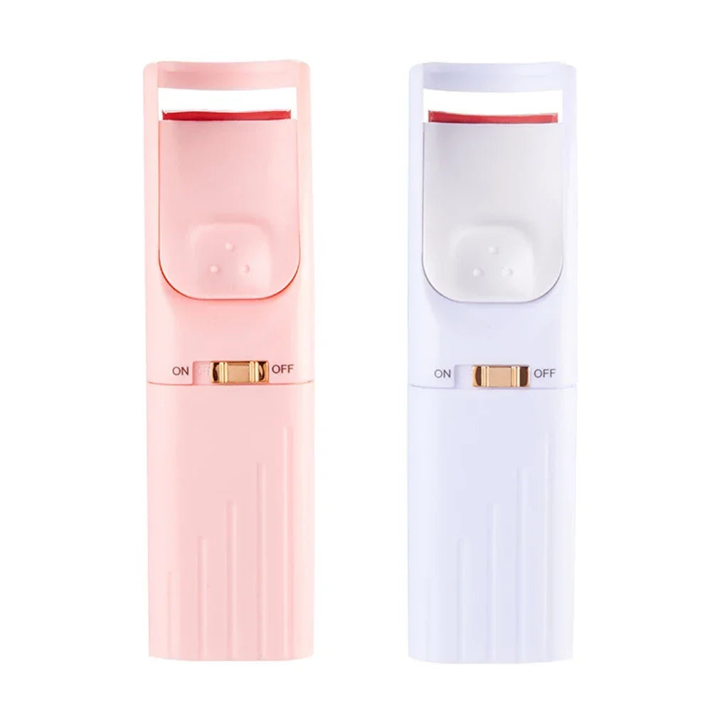 Portable Heated Eyelashes Curling Tool, Natural Fake Eye Lash, Beauty Supplies, USB, 3 Temperature Mode