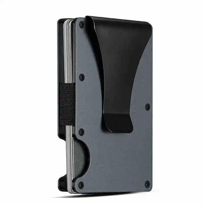 Minimalist Wallet for Men & Women - Slim RFID Wallet, Scratch Resistant, Credit Card Holder & Money Clip, Easily Removable Money