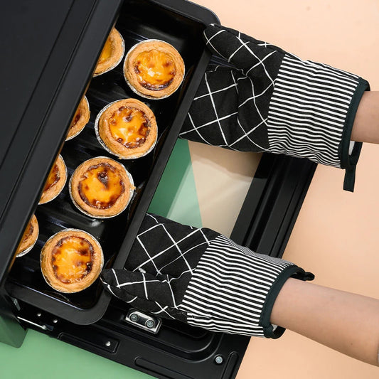GIANXI Household Microwave Mitts Anti-scald Heat Resistant Insulation Oven Gloves Barbecue Stove Oven Mitts Kitchen Utensil