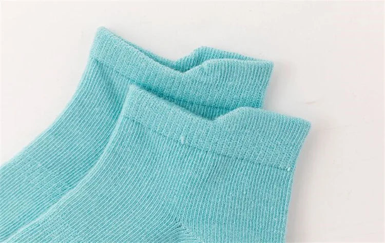 6Pairs/Lot 0-7Years Kids Girls Boys Floor Socks Striped Sport Children's Anti-slip Boat Socks For Boys Spring Autumn New