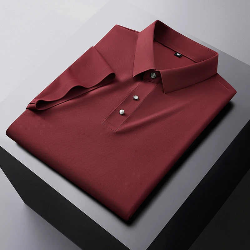 Men Polo Shirt Summer Cool Oversized 5XL 6XL 7XL 8XL Plus Size T Shirt 2024 Short Sleeve Breathable Thin Loose Fashion Male Soft