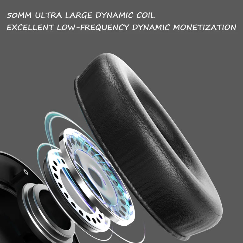 LDON L839 Bluetooth 5.3 Earphones Headphones Foldable Gaming Headset Sport Headphone with Mic Music Earbuds