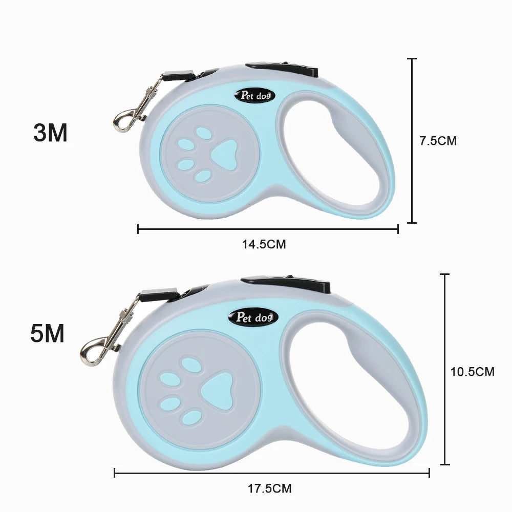 3m 5m Retractable Dog Leash For Small Big Dogs Cat Strong Nylon Extendable Pet Leash Adjustable Puppy Roulette Outdoor Supplies