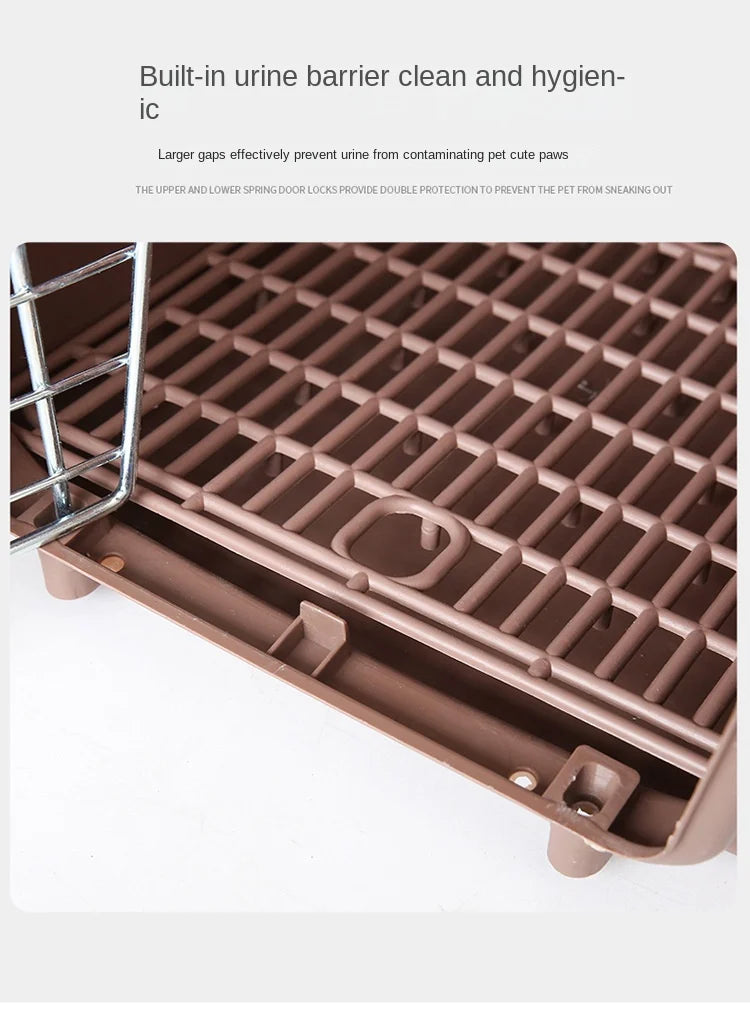 Outdoor Large Plastic Cat CageLarge Airline Pet CageCat Shipping Box Portable Pet Supplies