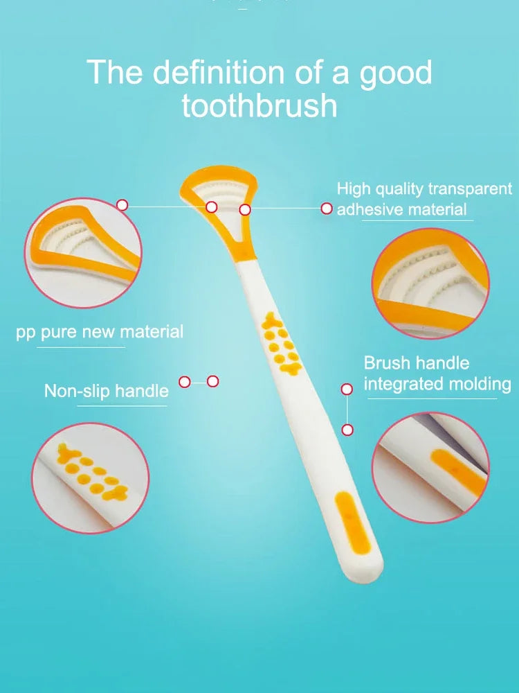 New Tongue Scraper, Tongue Coating Cleaner, Tongue Scraper To Eliminate Bad Breath, Thick And White Tongues Coating, Oral Care