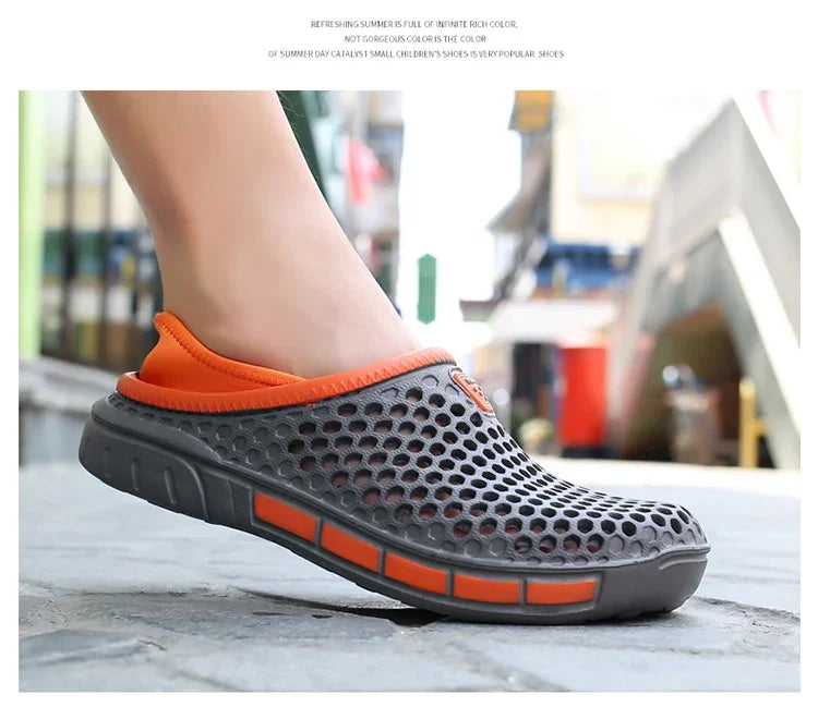 Plus size 47 Designer Summer Men's Sandals Outdoor Garden Men's Shoes Flat casual shoes Beach slippers Fashion slippers