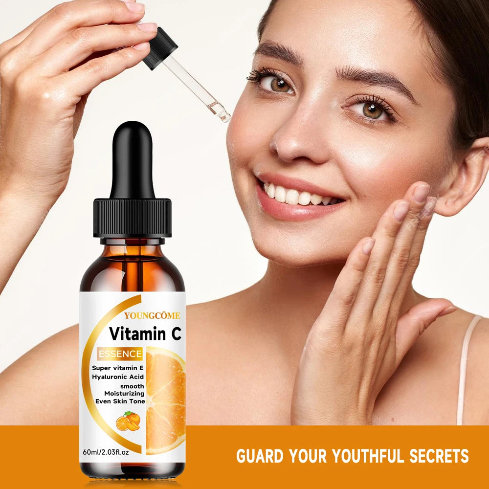 Vitamin C Facial Essence Contains Hyaluronic Acid Dark Spot Remover Moisturizing Repair Anti-aging Essence Facial Skin Care 30ml