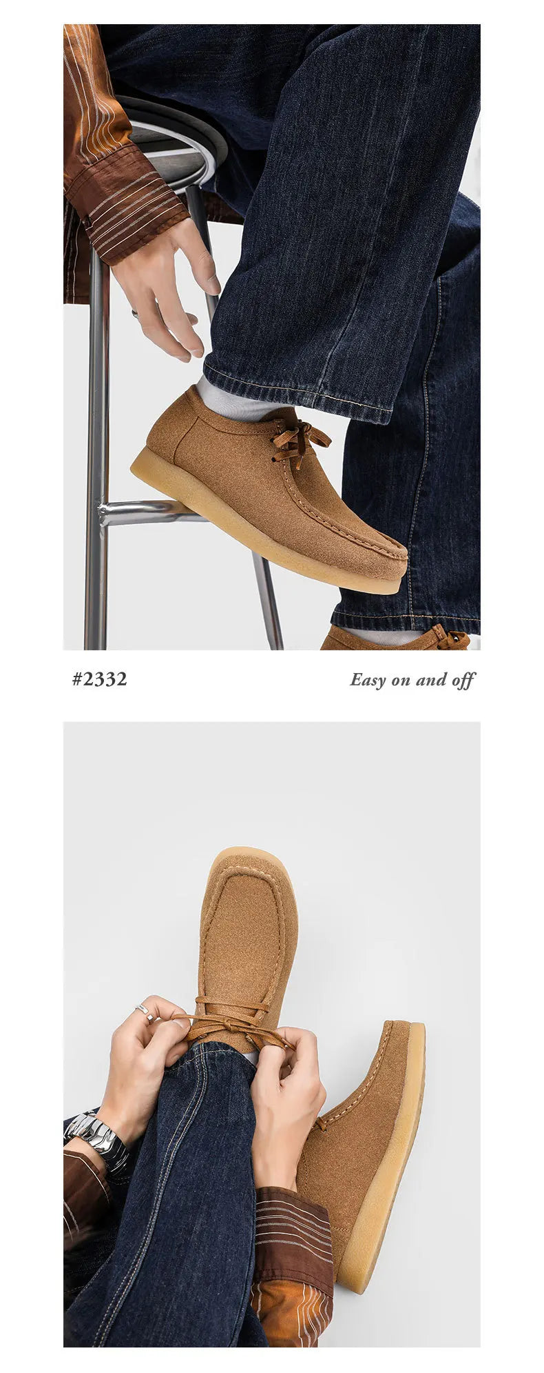Retro Handmade Men's Casual Shoes Low Top Velvet Surface Smoke Rubber Spring Autumn British Style Flat Heel round Toe N-1