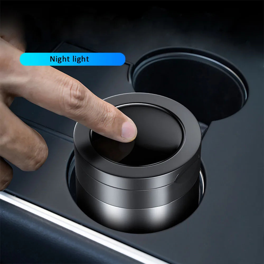 CHANCHAN Smoke Alloy Ashtray Living Room Trends Home Gifts Environmentally Friendly Car AshtrayCigarette Cover