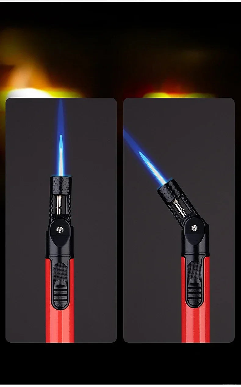 Mini Cordless Torch Blow Torch Pen Shaped Gas Soldering Iron Gun Welding Tool Soldering Iron Flamethrower Butane Torch Gun