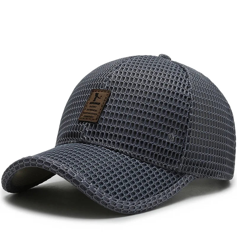 Breathable Mesh Baseball Caps - Adjustable, Quick-Drying, Casual Trucker Hats for Men & Women, Perfect for Summer Outdoors