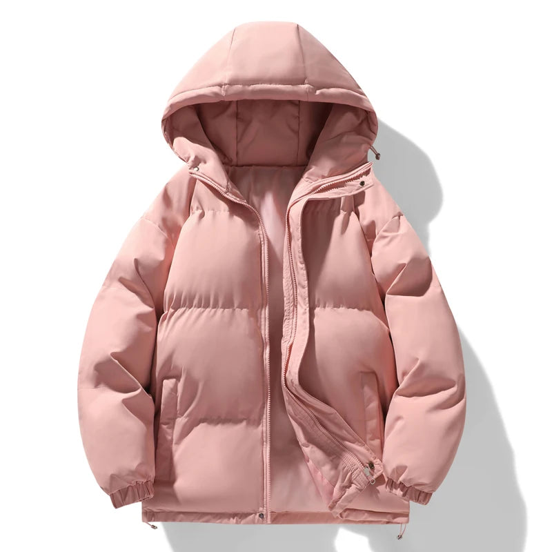 2026 new arrival winter jacket sill-like cotton jackets men,mens fashion thicken warm parkas trench coat male size M-4XL