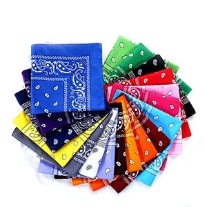 3 Pack Paisley Pattern Bandanas Face Mask Square Scarf Wristband Headwear Outdoor Sports Scarf Riding Camping Cycling Headscarf