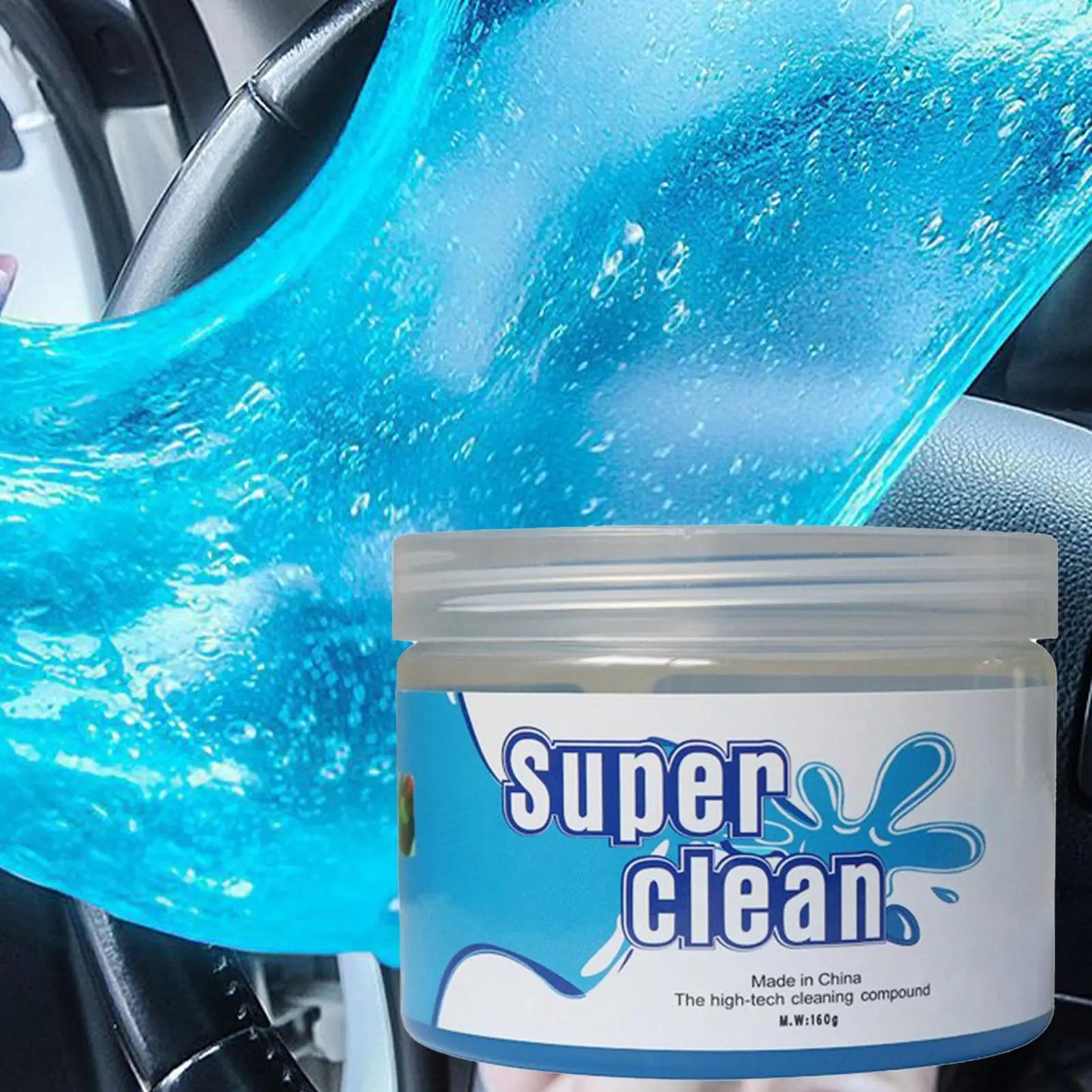 Car Dust Cleaning Gel - Soft Rubber Cleaning Mud for Air Vent Outlet Dashboard Door Window Gaps Keyboard Absorb odors
