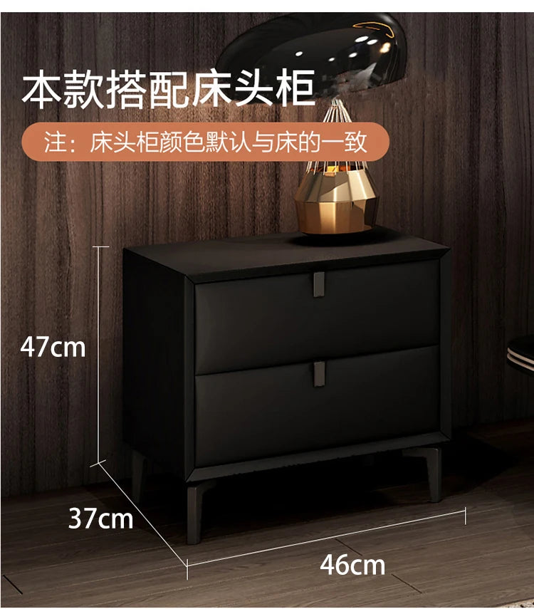 Luxury Modern Bed Sofa Frame Floor Sleeping Platform Bedroom Massage Bed Leather Safe Letto Matrimoniale Lounge Suite Furniture