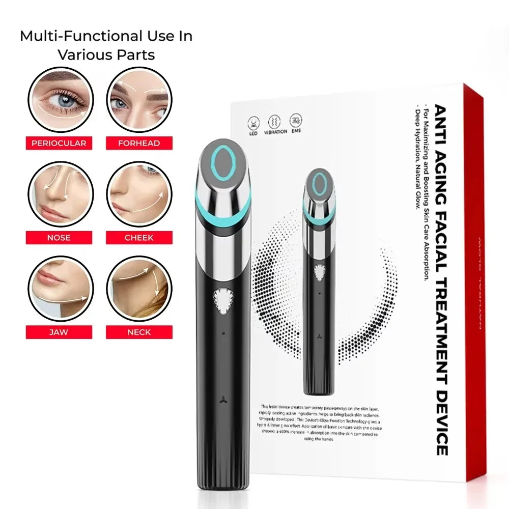 Age-R Booster H Skin Care Facial Home Beauty Device Facial Skin Care Tools Anti Aging Microcurrent Lift Face Care Therapy