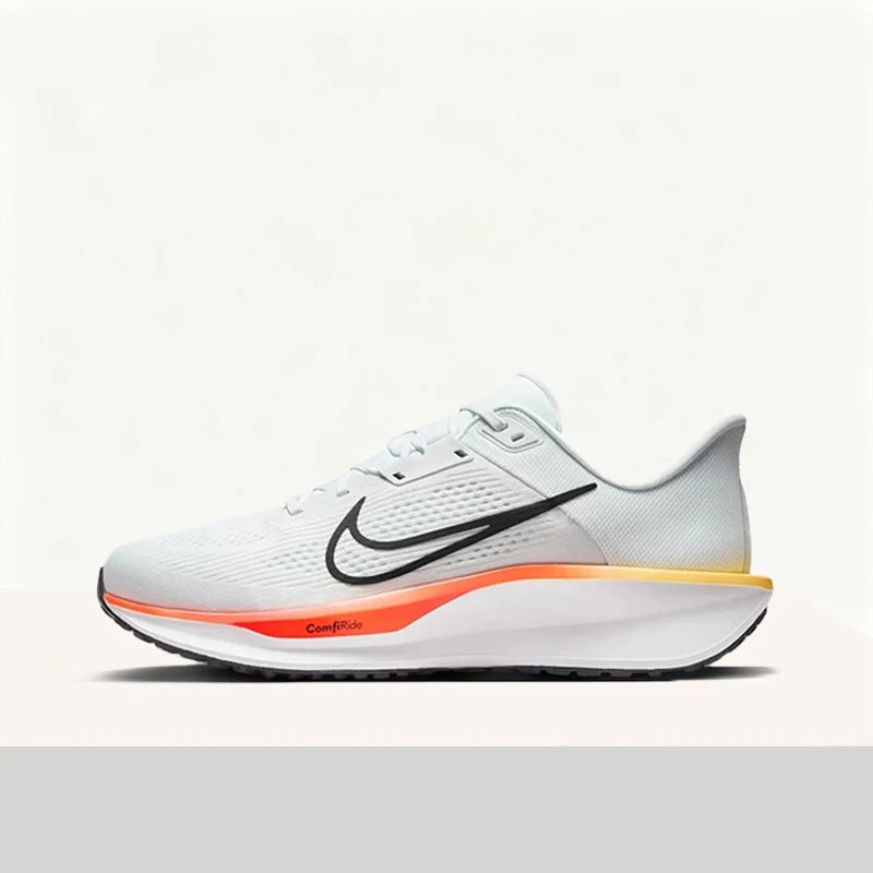 NikeQuest6 Minimalist, Stylish, Comfortable, Versatile, Premium Soft Low-Top Running Shoes Men's White/Black  FD6033-110