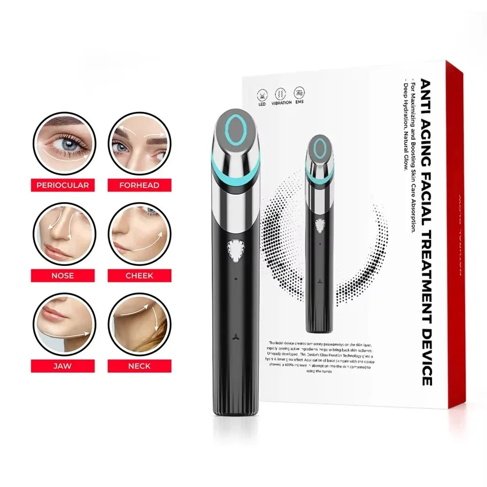 Age-R Booster H Skin Care Facial Home Beauty Device Facial Skin Care Tools Anti Aging Microcurrent Lift Face Care Therapy