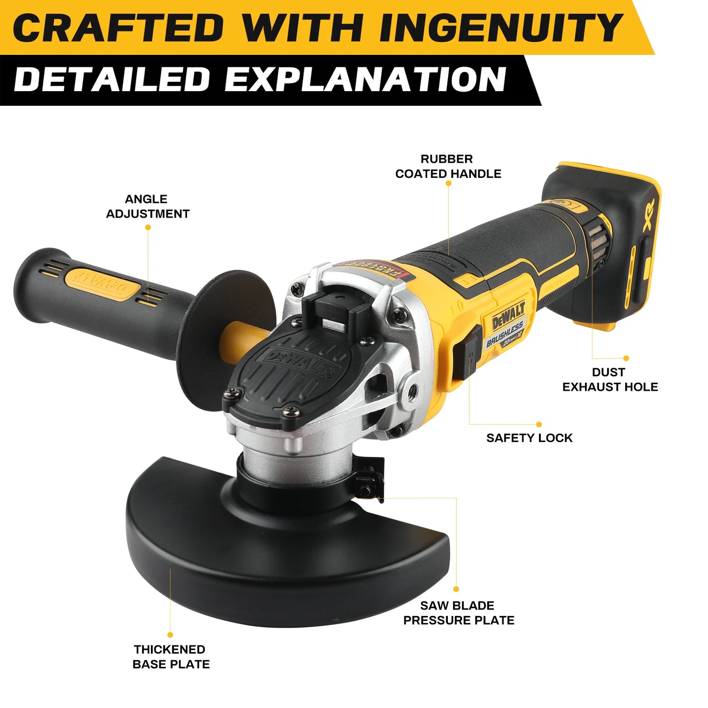 DeWalt impact drill drilelectric hand drill, Angle grinder polishing machine,DeWalt Bag combination Kit DCG405NT & DCD805