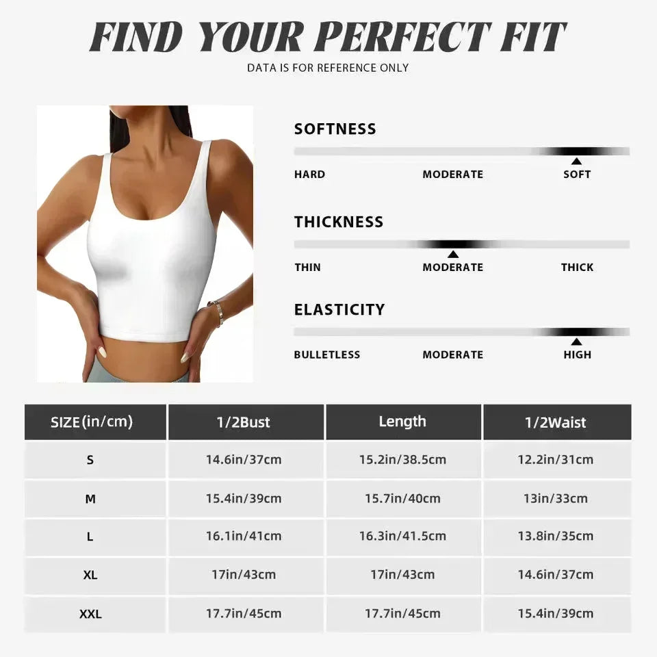 Fashionable Pajama Top Women Vest Sexy Sports Bra Loose Top Short High-strength Fitness Yoga Cut Vest Comfortable and Breathable