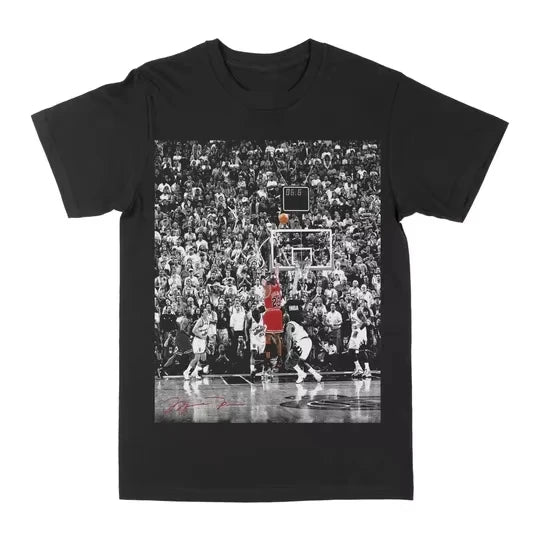 2025 Michael Jordan Signature Moment Trend Graphic Printing Summer Luxury Brand Cotton Men's and Women's T-Shirts Short Sleeves